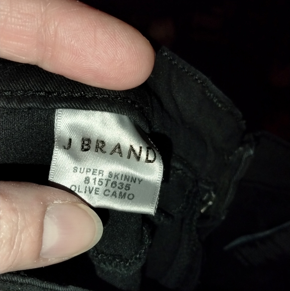 J Brand Super Skinny olive camo pants 31 - Picture 7 of 9